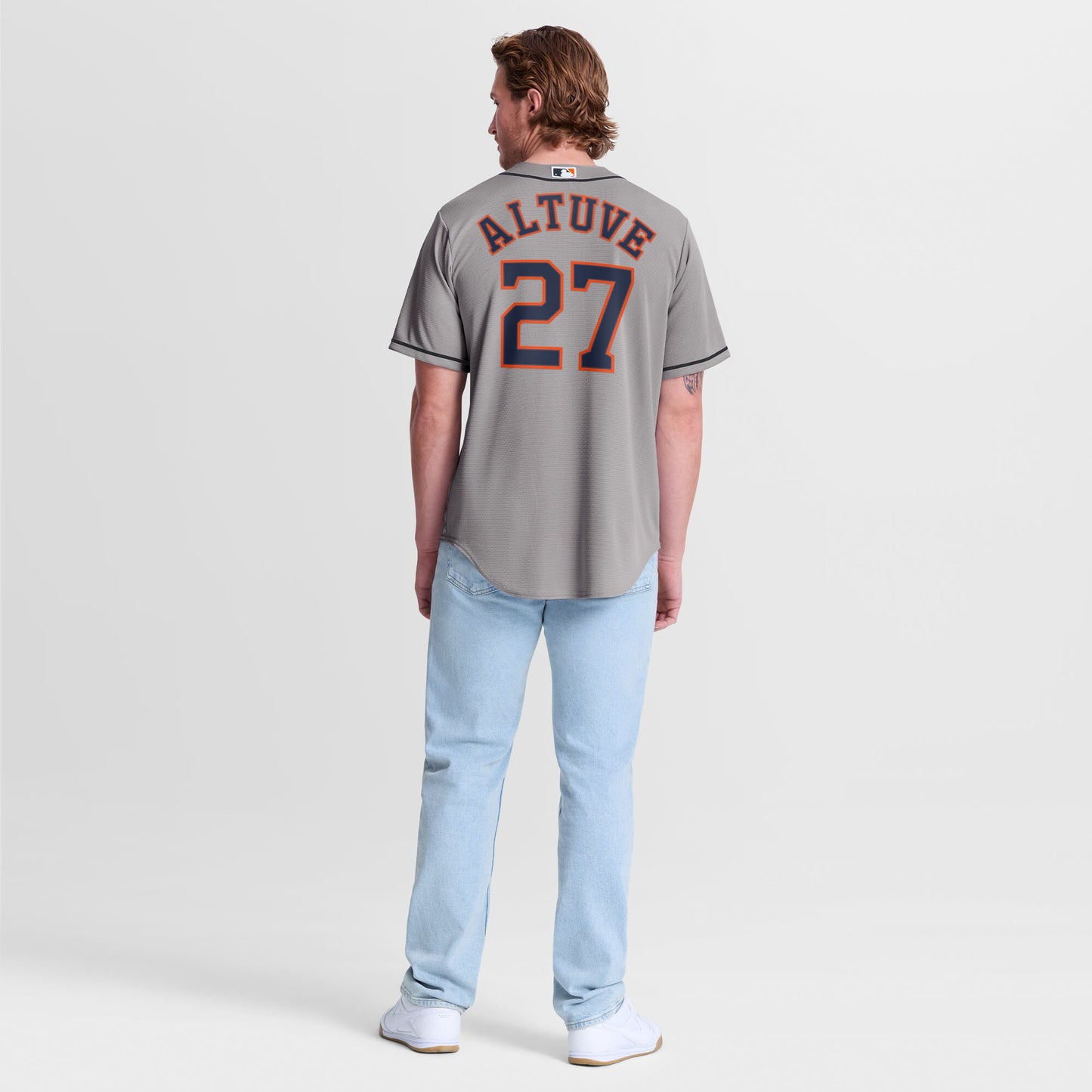 Jose Altuve Houston Astros Nike Road Replica Jersey - Gray