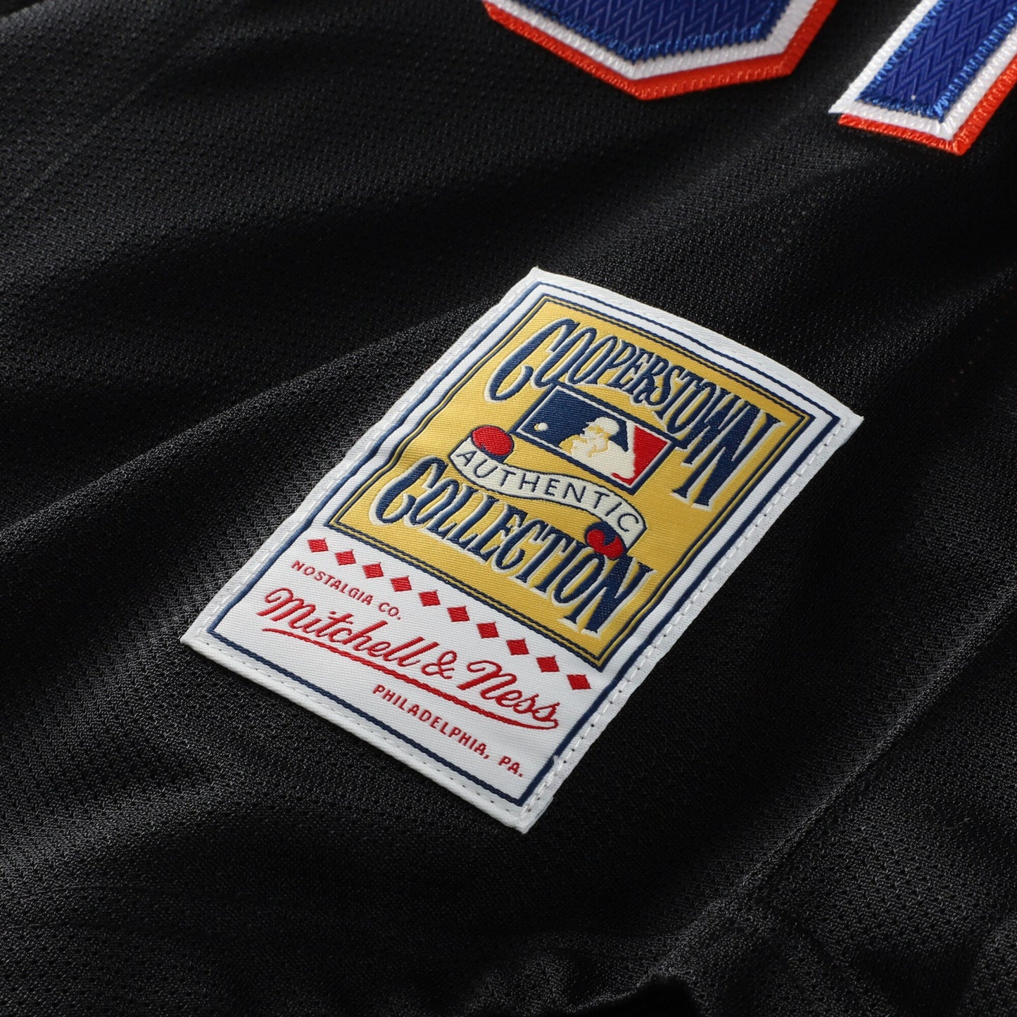 Mike Piazza New York Mets Mitchell & Ness Big & Tall Cooperstown Mesh Batting Practice Jersey - Black