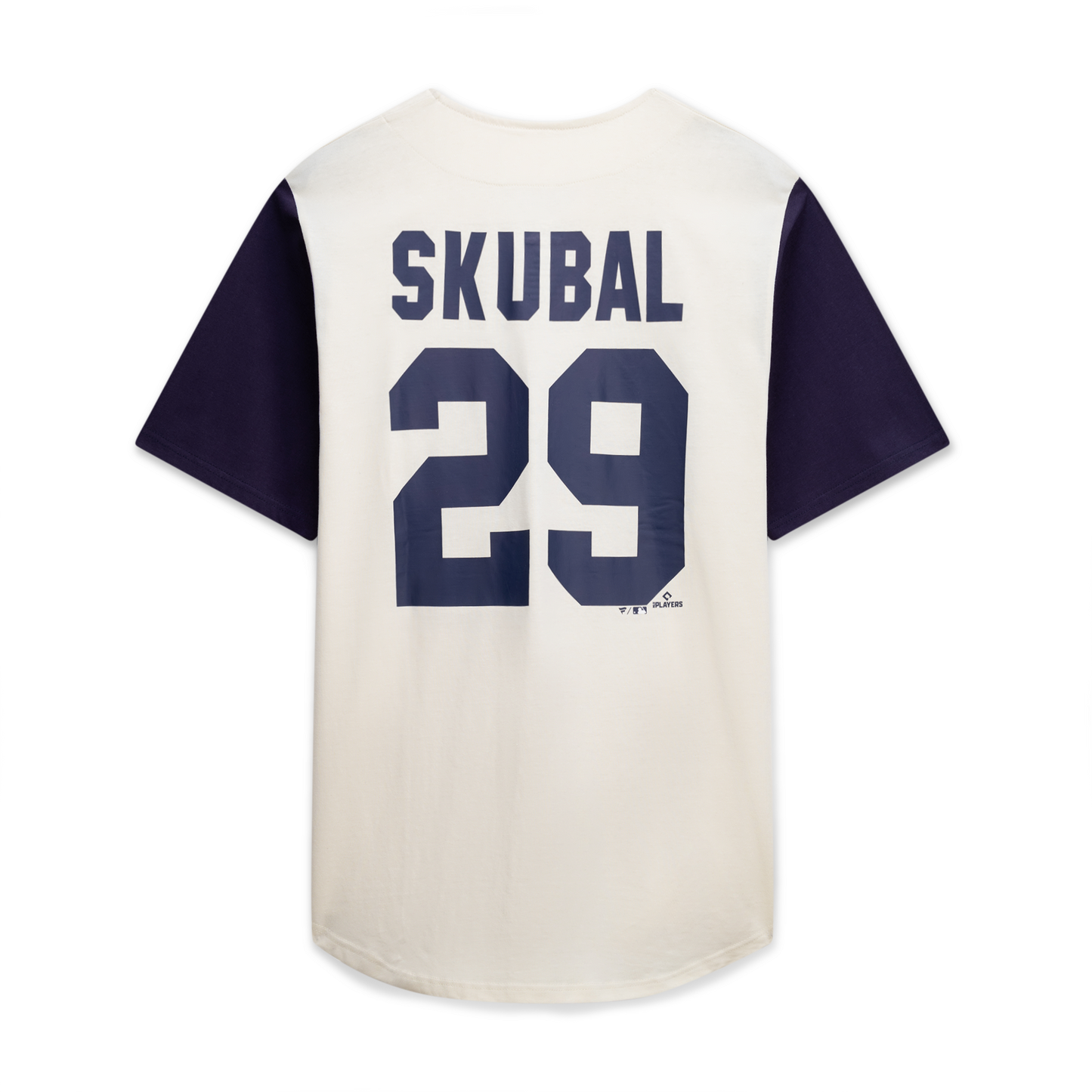 Detroit Tigers Profile Big &amp;amp; Tall Two-Color Fashion Jersey - Cream/Navy