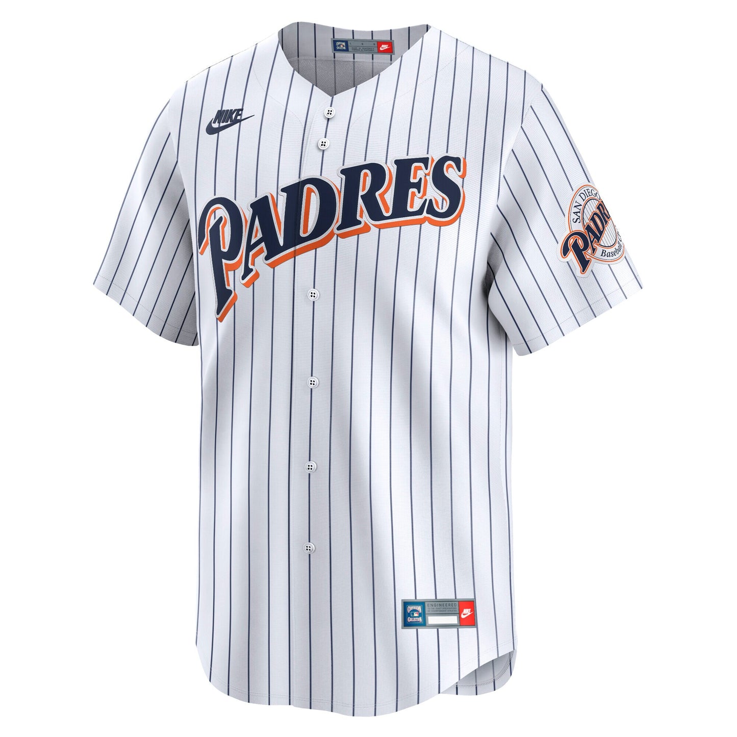 San Diego Padres Nike Cooperstown Collection Limited Jersey - White