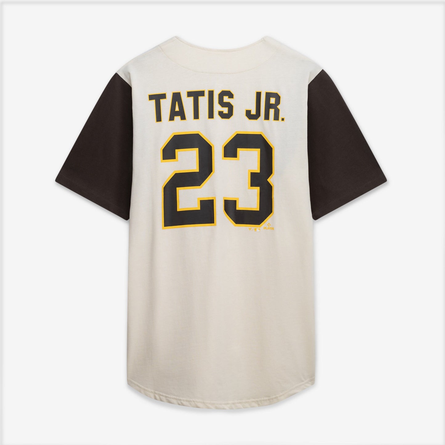 San Diego Padres Profile Big &amp;amp; Tall Two-Color Fashion Jersey - Cream/Brown