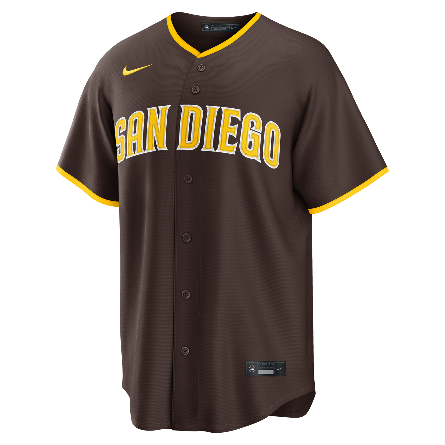 Fernando Tatis Jr. San Diego Padres Nike Road Replica Jersey - Brown