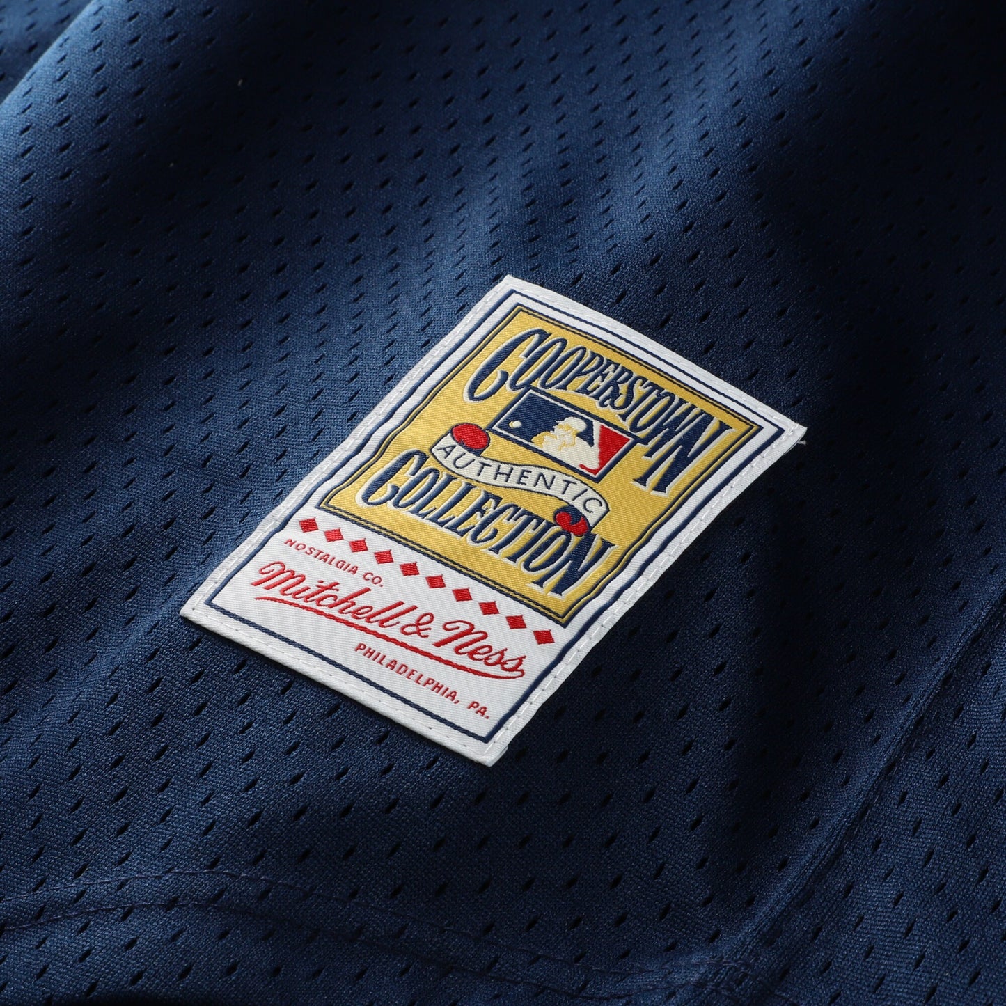 Seattle Mariners Mitchell &amp;amp; Ness Big &amp;amp; Tall Cooperstown Collection Mesh Batting Practice Jersey - Navy