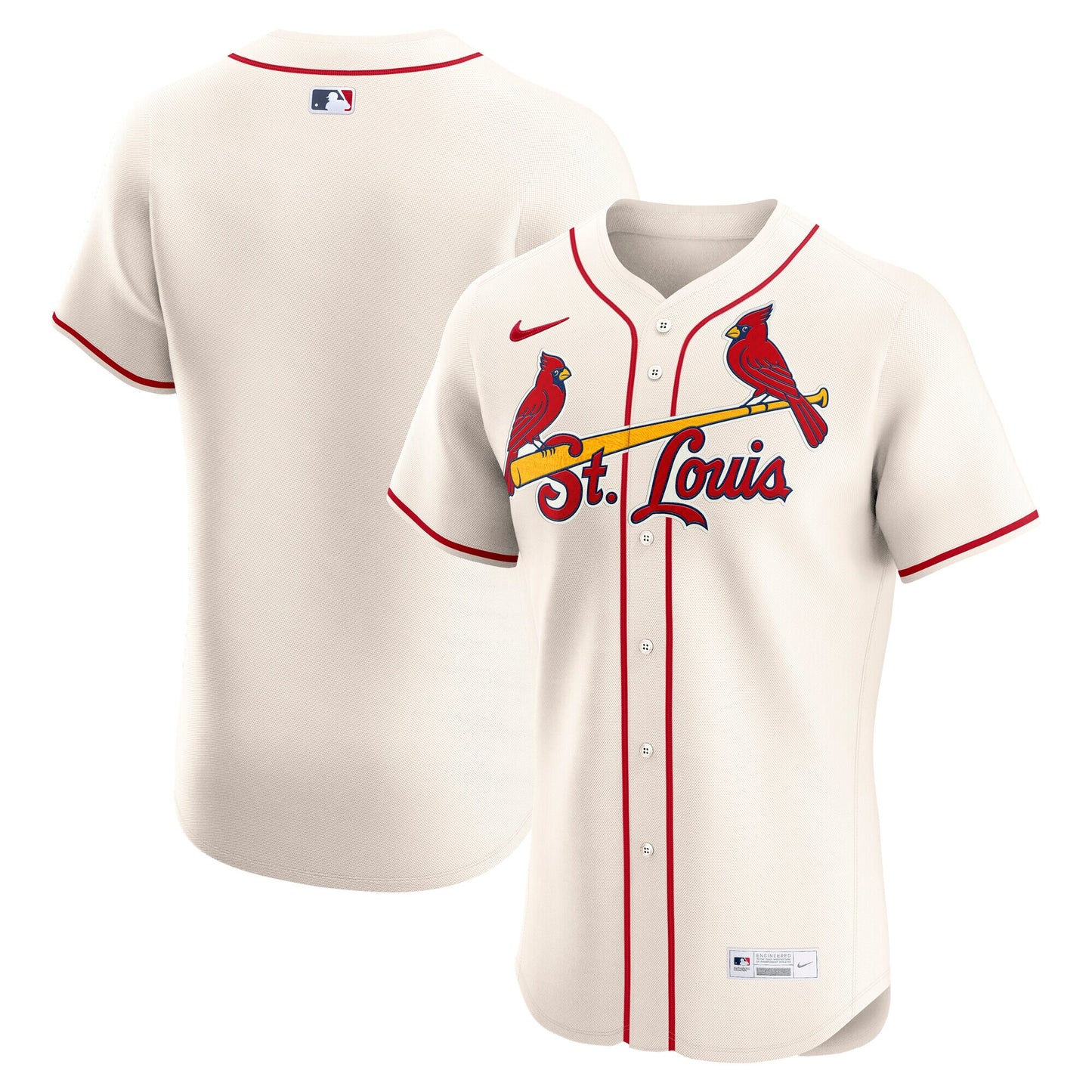 St. Louis Cardinals Nike Alternate Elite Jersey - Cream