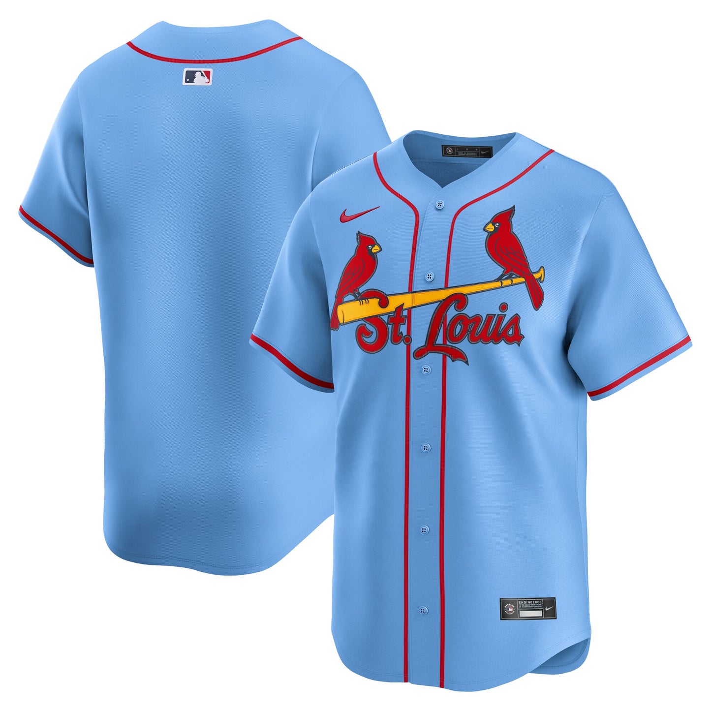 St. Louis Cardinals Nike Alternate Limited Jersey - Light Blue