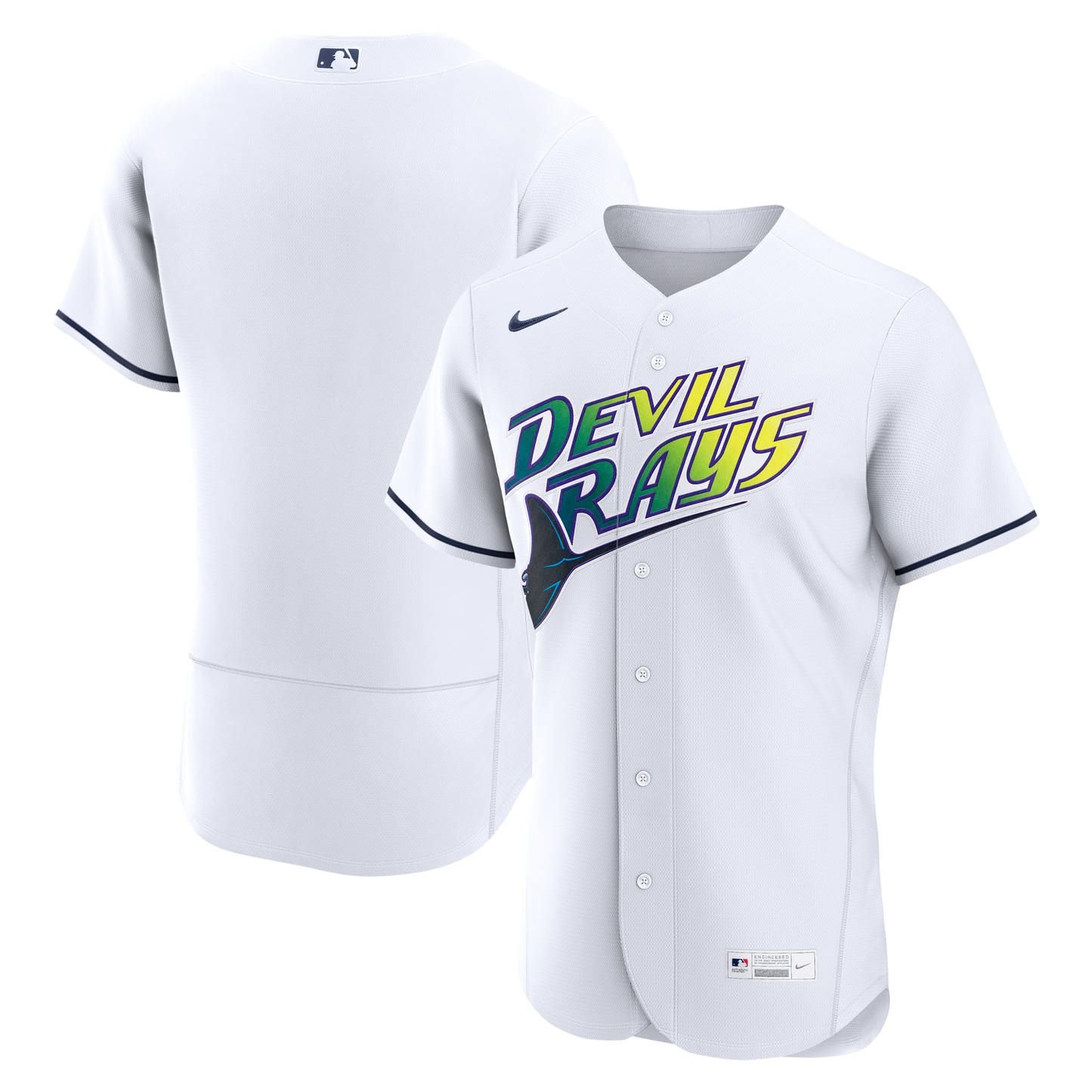 Tampa Bay Rays Nike Alternate 2 Authentic Jersey - White