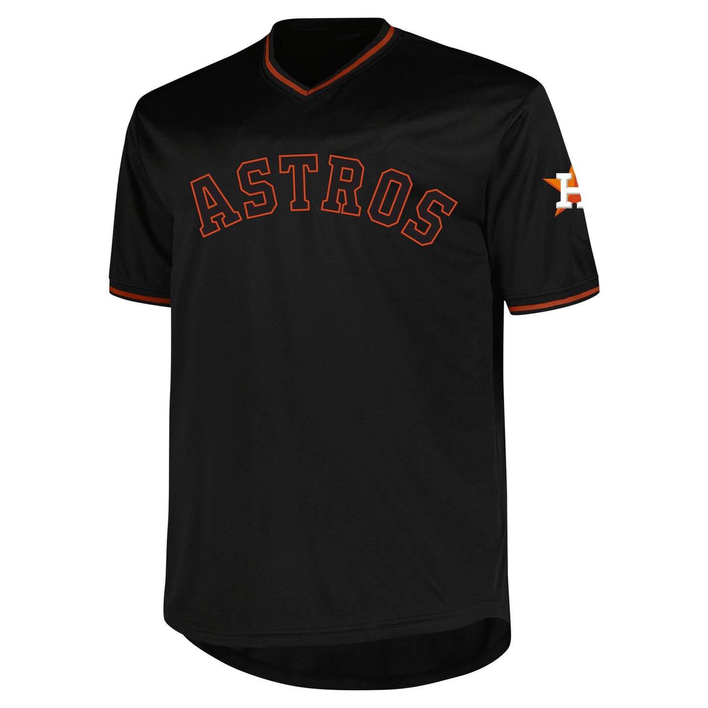 Houston Astros Profile Big &amp;amp; Tall Pop Fashion Jersey - Black