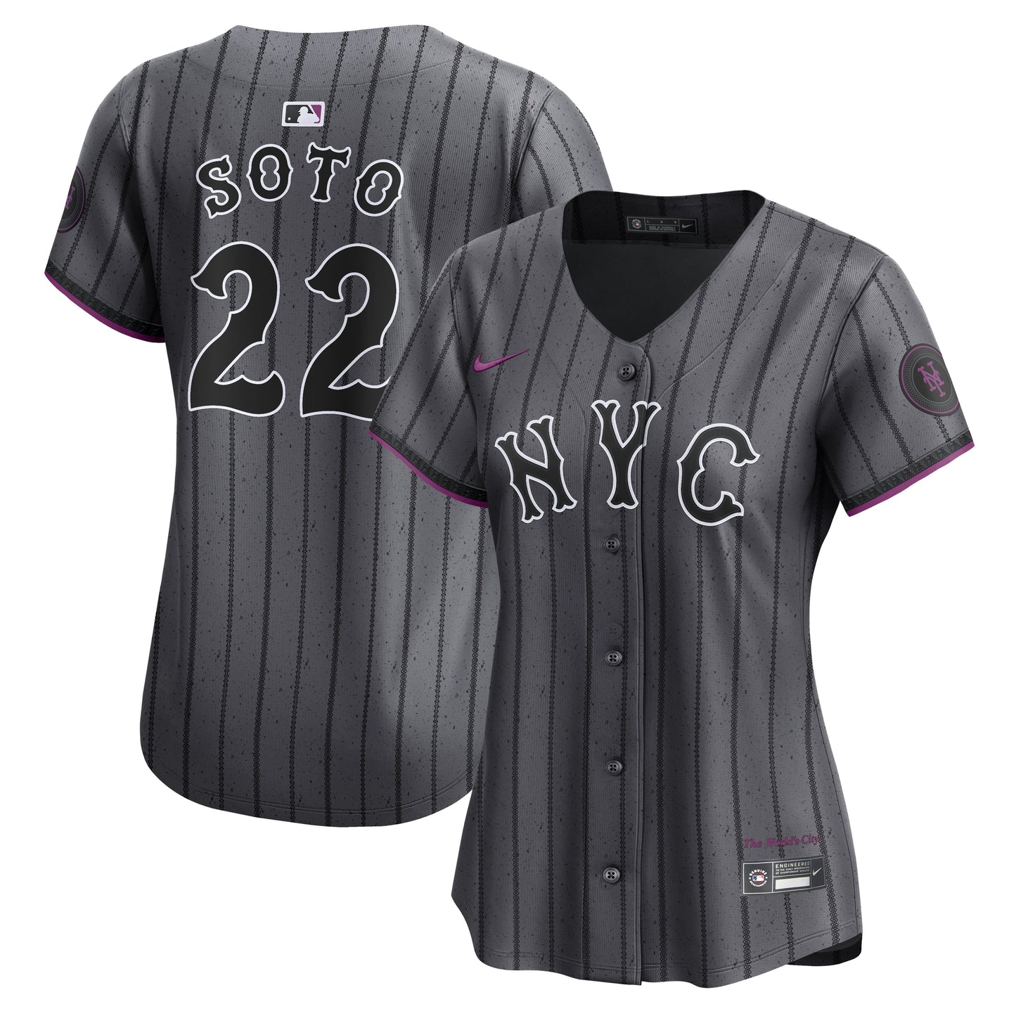 Juan Soto New York Mets Nike Women's City Connect Limited Jersey - Gray