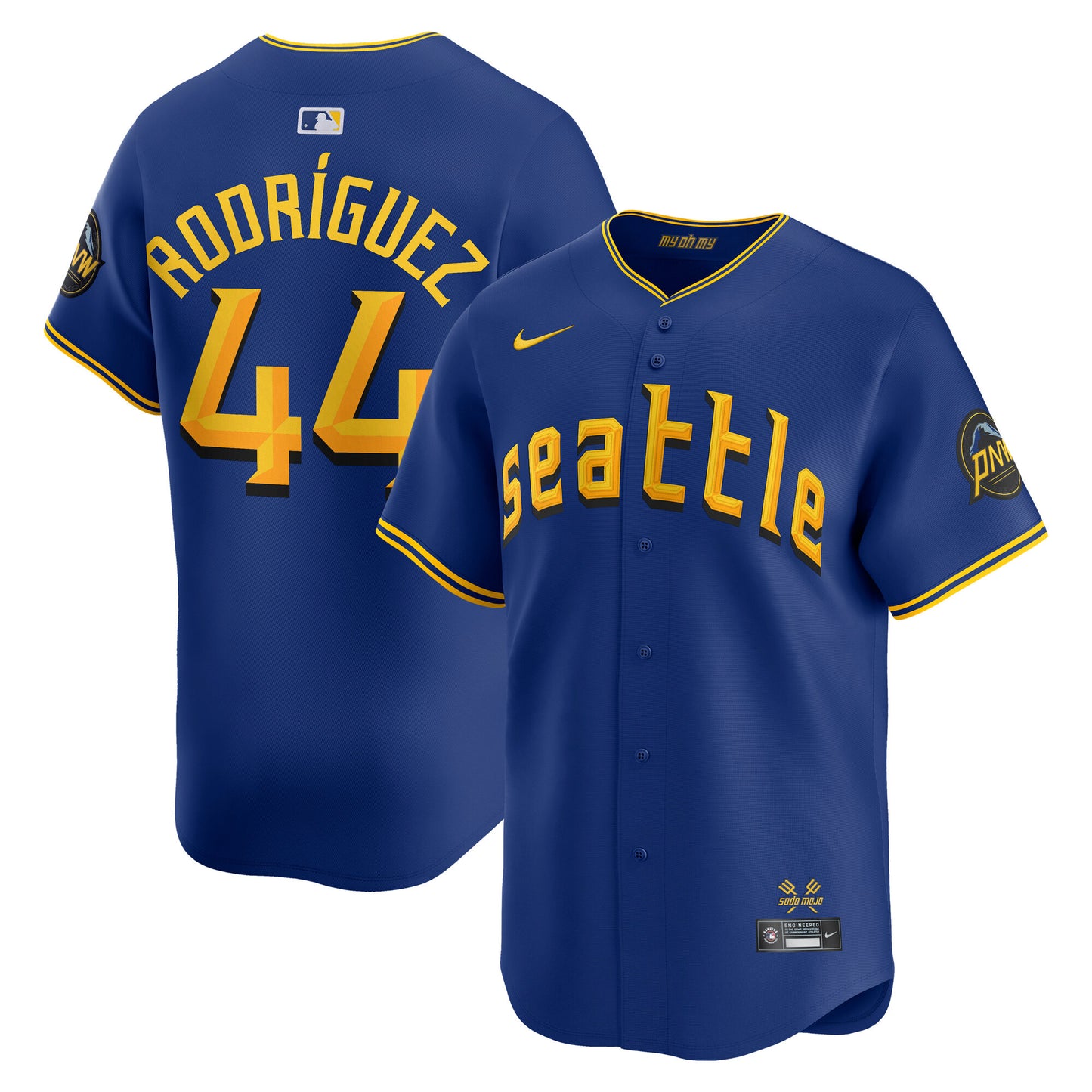 Julio Rodriguez Seattle Mariners Nike City Connect Limited Jersey - Blue