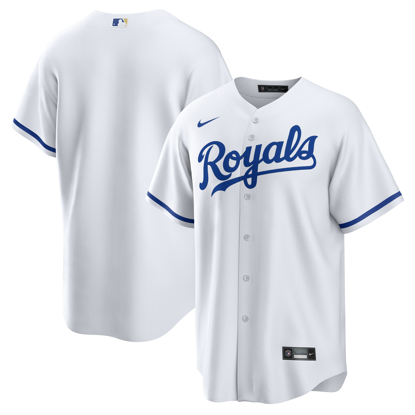 Kansas City Royals Nike Home Big &amp;amp; Tall Replica Jersey - White