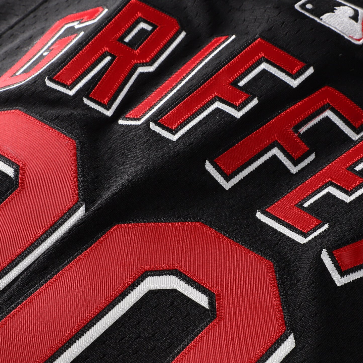 Ken Griffey Jr. Cincinnati Reds Mitchell &amp;amp; Ness Big &amp;amp; Tall Cooperstown Mesh Batting Practice Jersey - Black