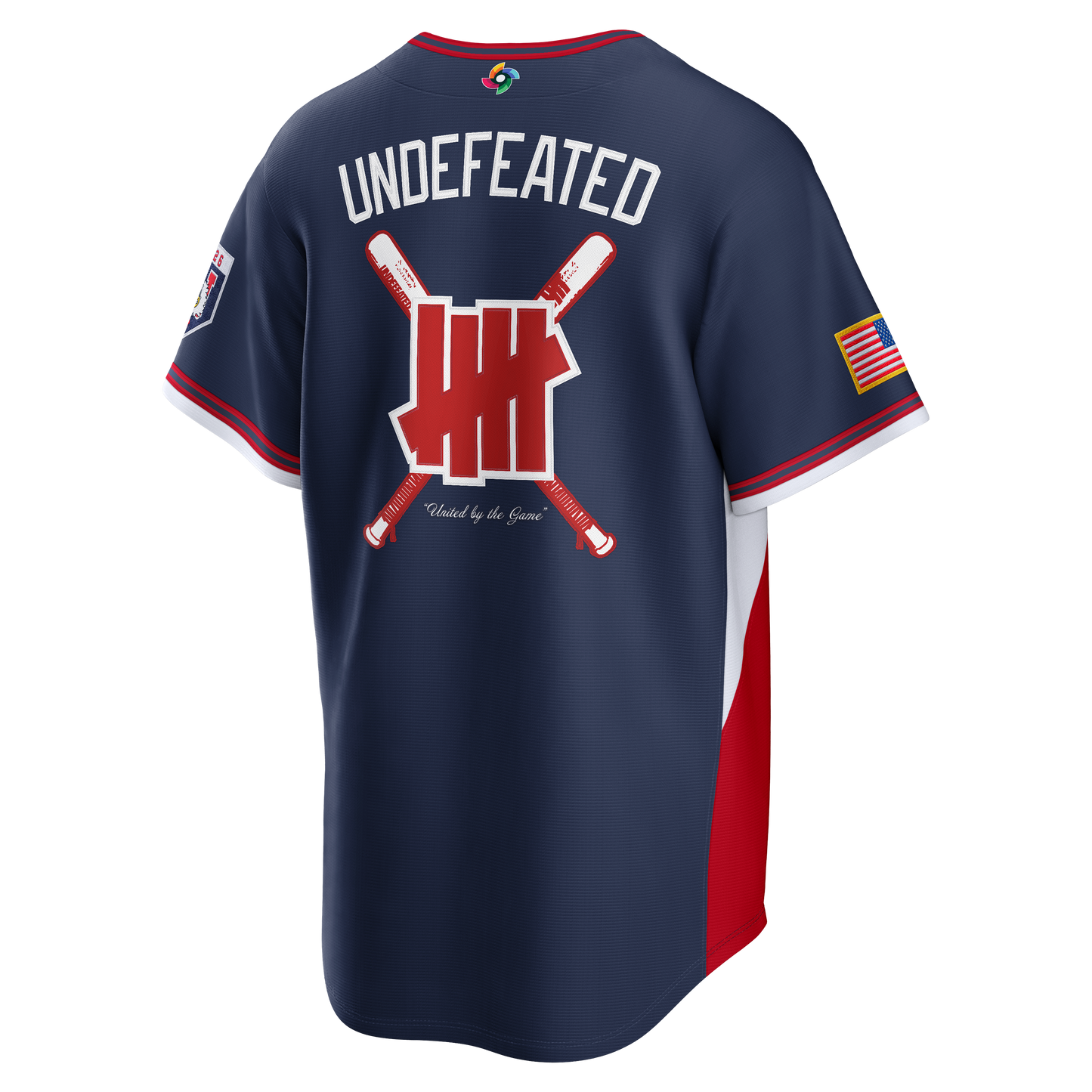 USA Baseball Nike x Undefeated 2026 World Baseball Classic Stadium Jersey - Navy