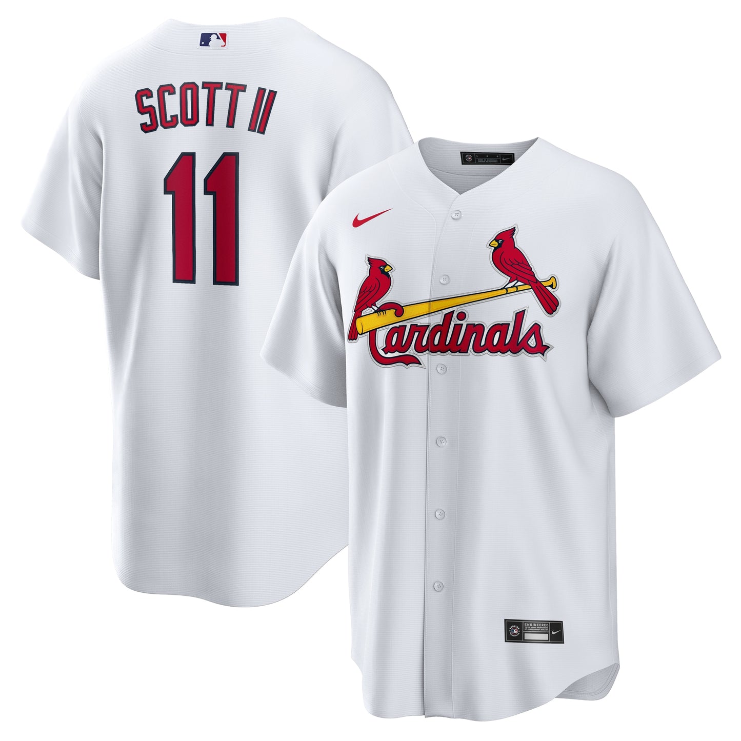 Victor Scott II St. Louis Cardinals Nike Home Replica Jersey - White