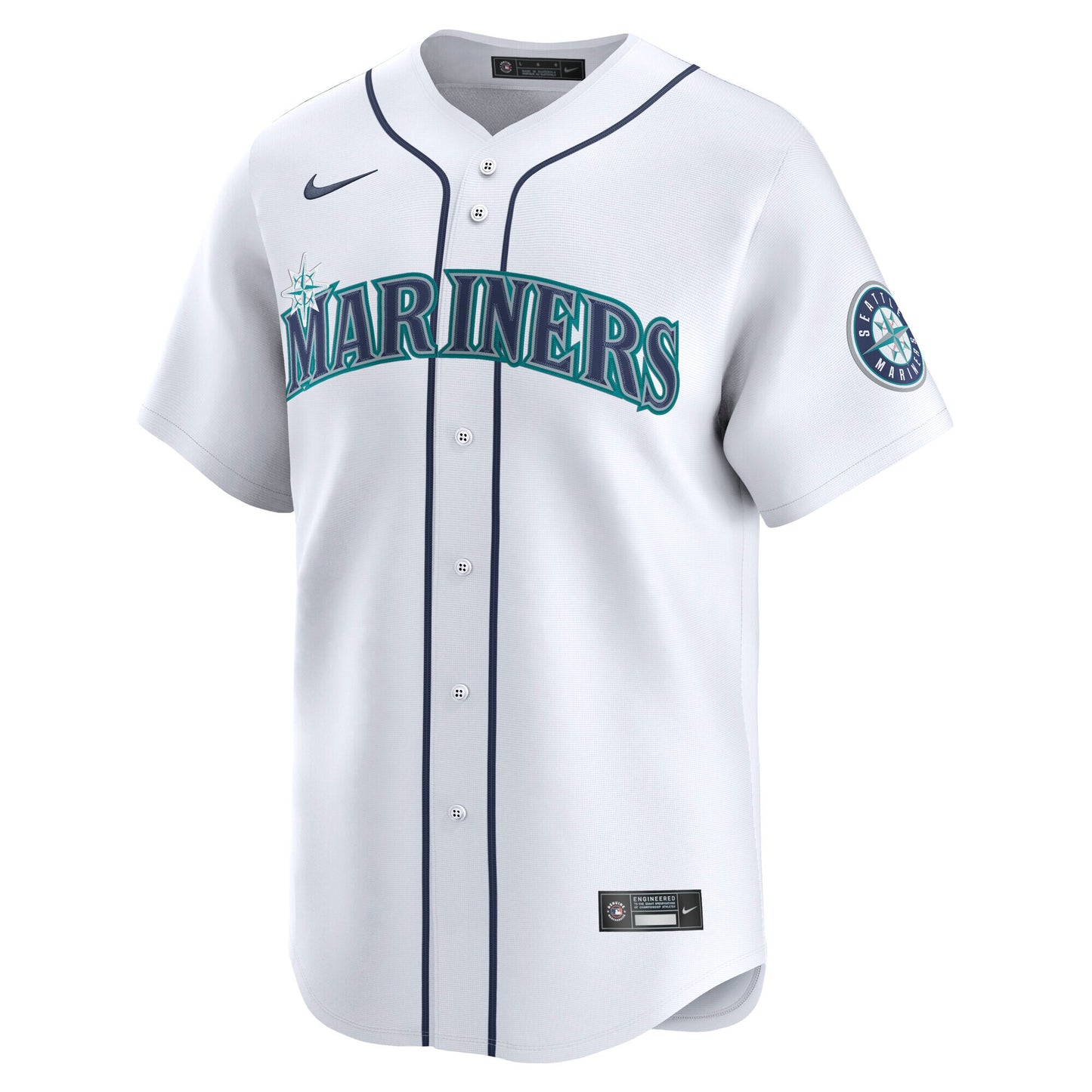 Logan Gilbert Seattle Mariners Nike Home Limited Player Jersey - White