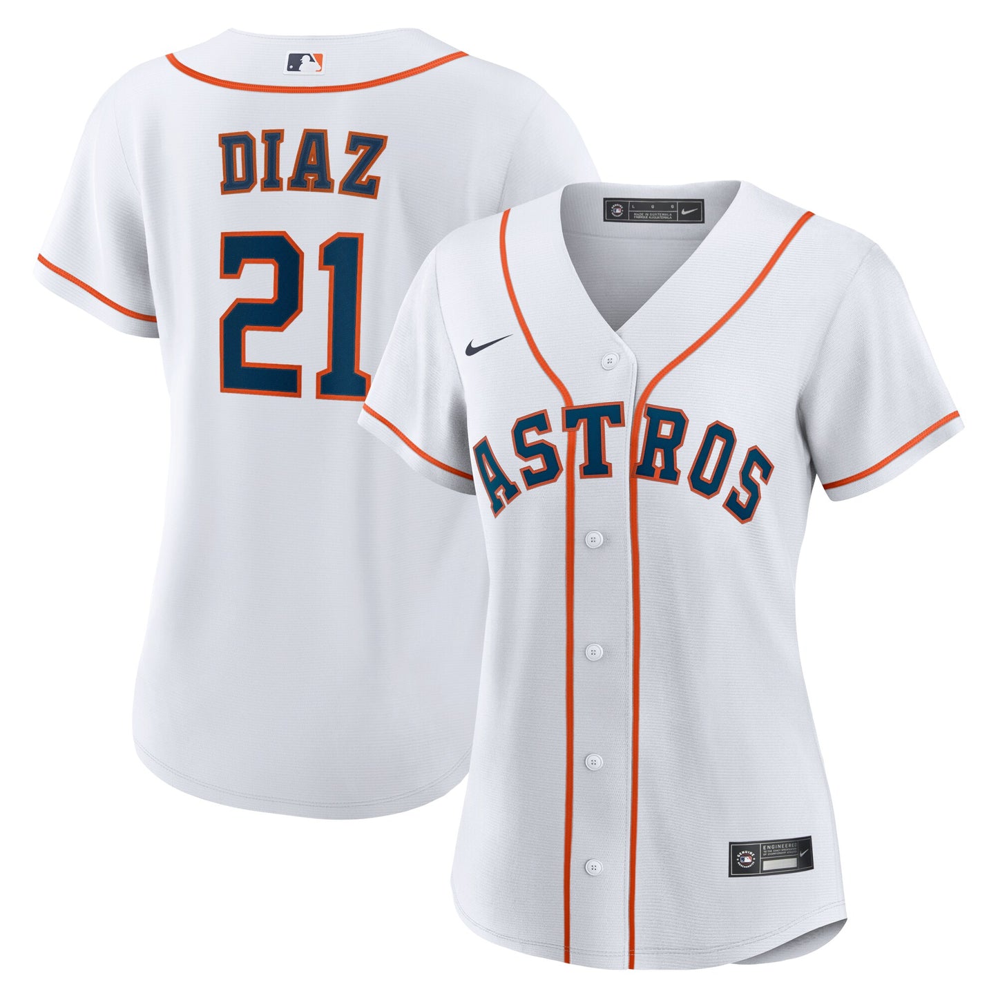 Yainer Diaz Houston Astros Nike Women's Home Replica Jersey - White