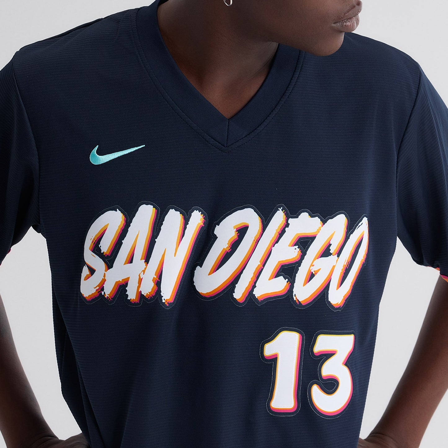 Manny Machado San Diego Padres Nike 2026 City Connect Stadium Jersey - Obsidian