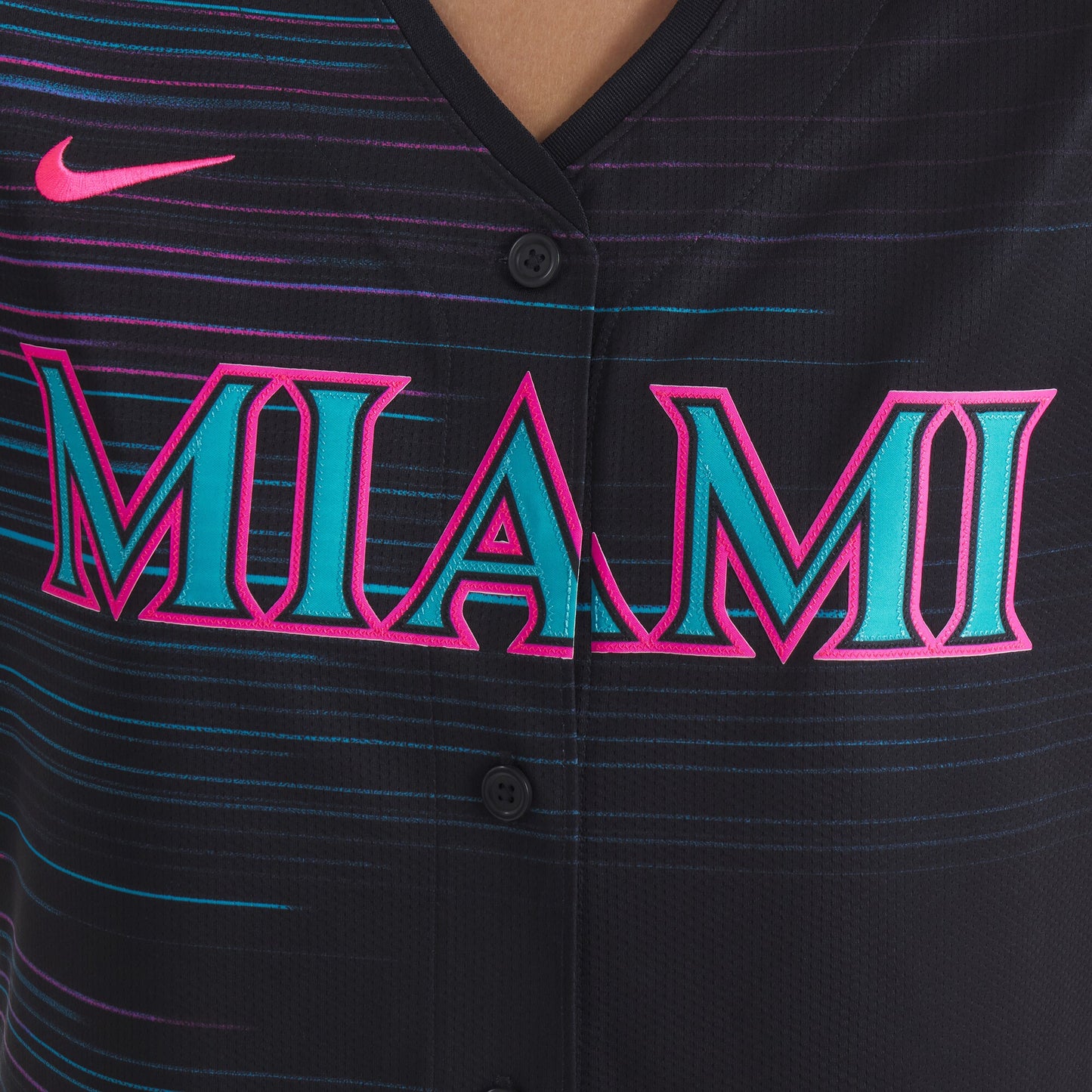 Miami Marlins Nike Women's 2025 City Connect Limited Jersey - Black