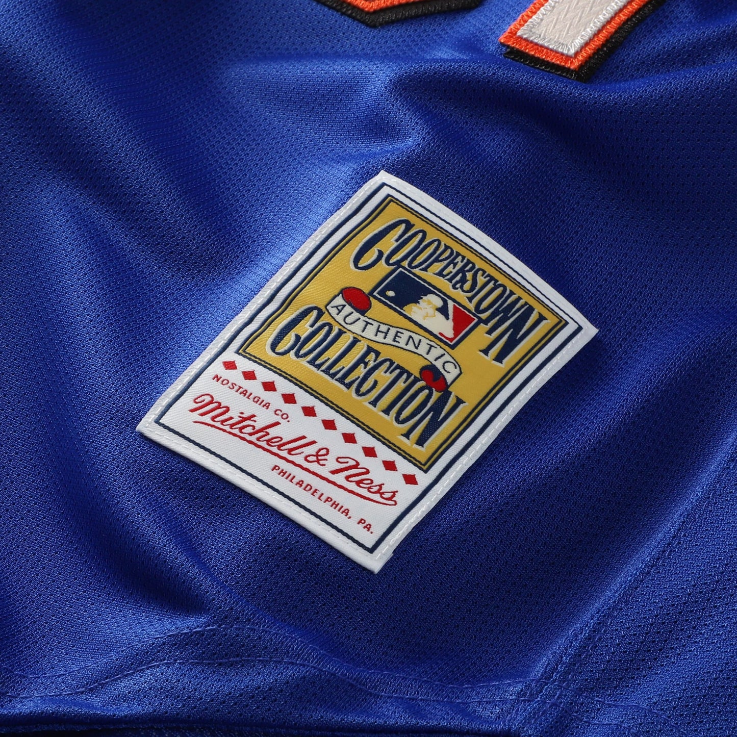 Mike Piazza New York Mets Mitchell &amp;amp; Ness Cooperstown Collection Mesh Batting Practice Button-Up Jersey - Royal