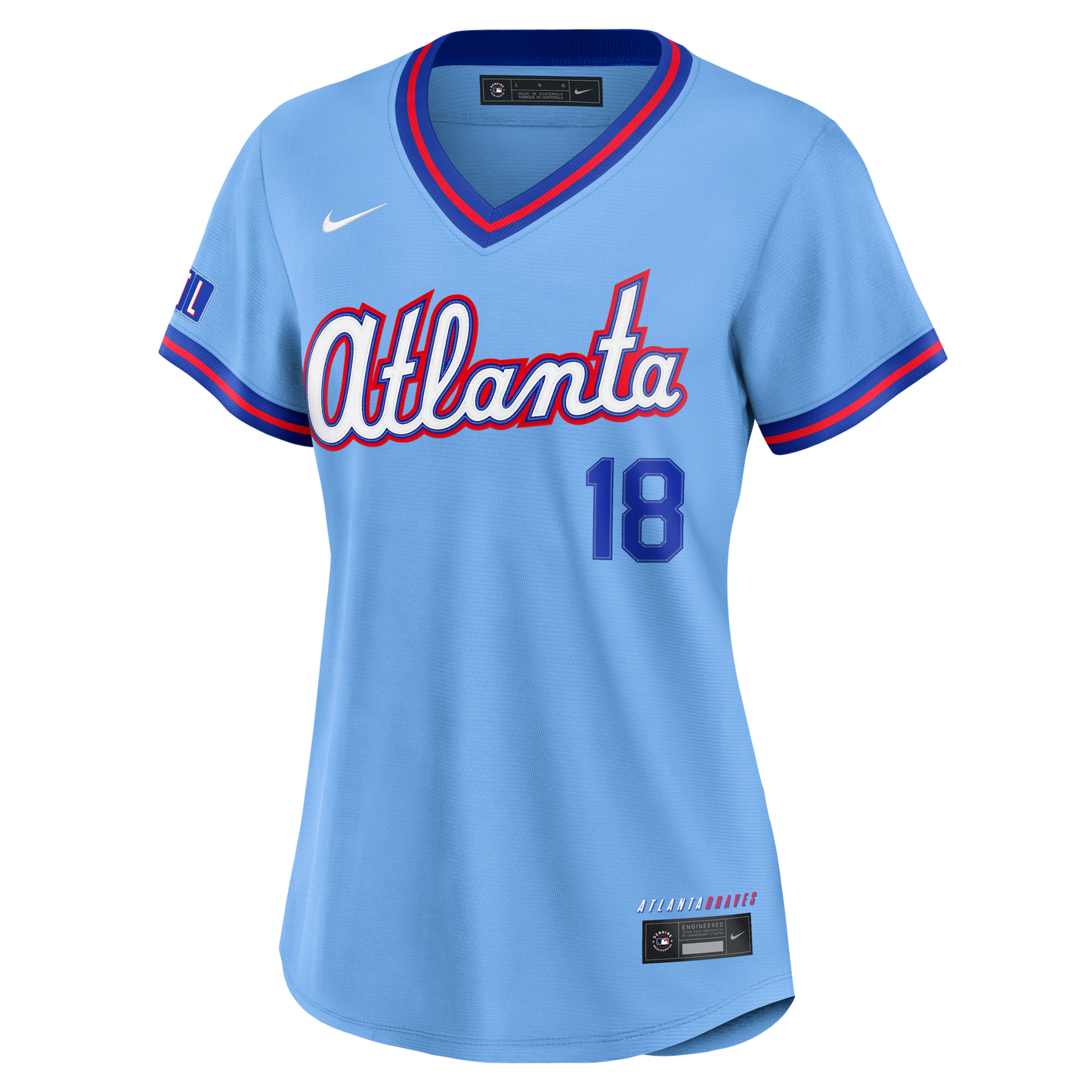 Mike Yastrzemski Atlanta Braves Nike Women's 2026 City Connect Stadium Jersey - Powder Blue