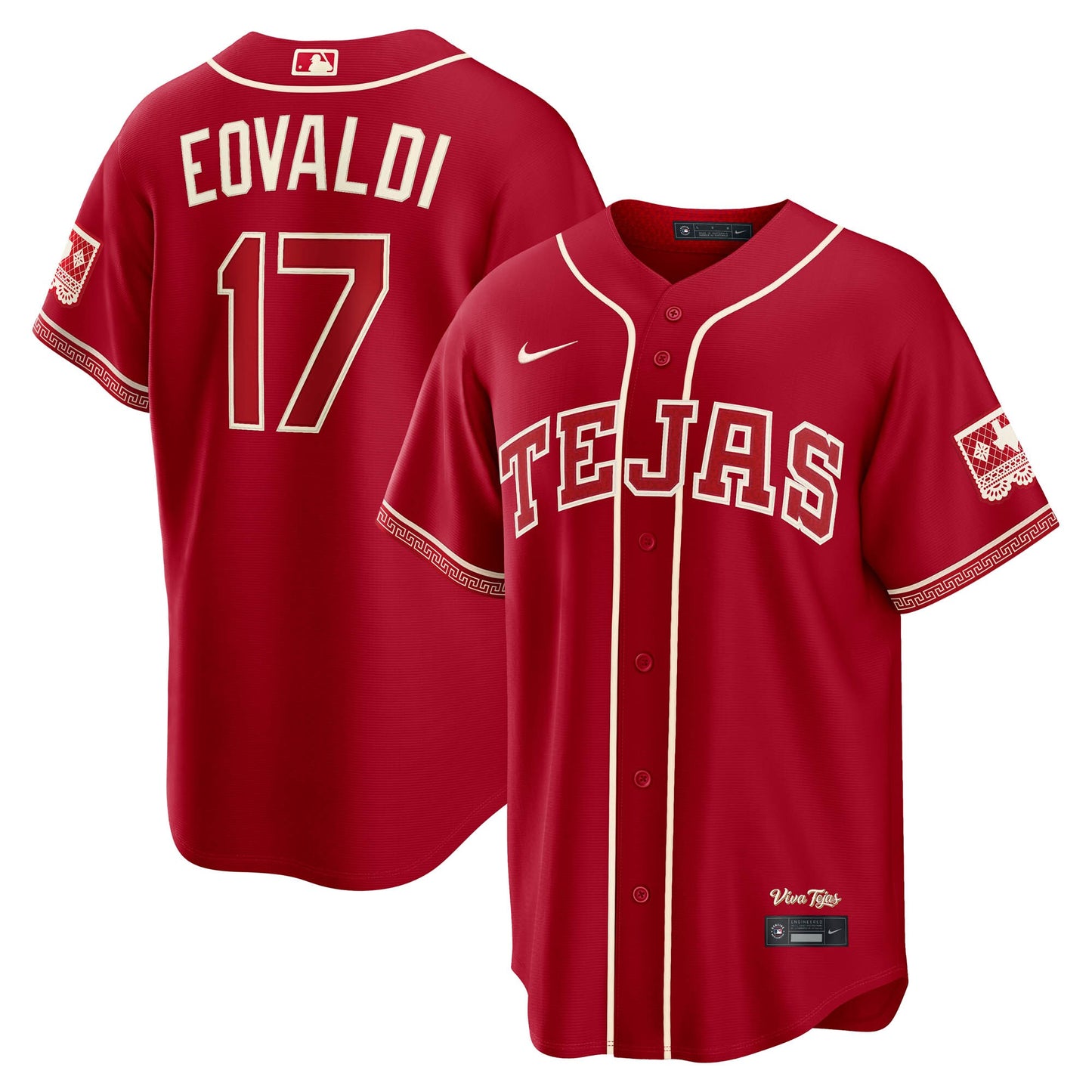 Nathan Eovaldi Texas Rangers Nike 2026 City Connect Stadium Jersey - Red