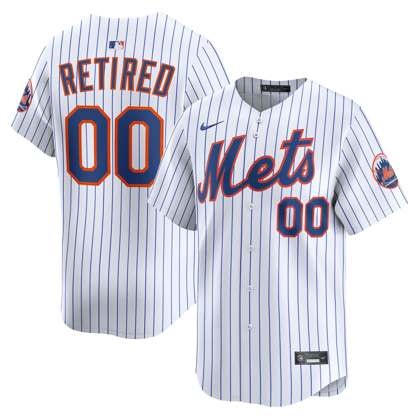 New York Mets Nike Home Limited Pick-A-Player Retired Roster Jersey - White