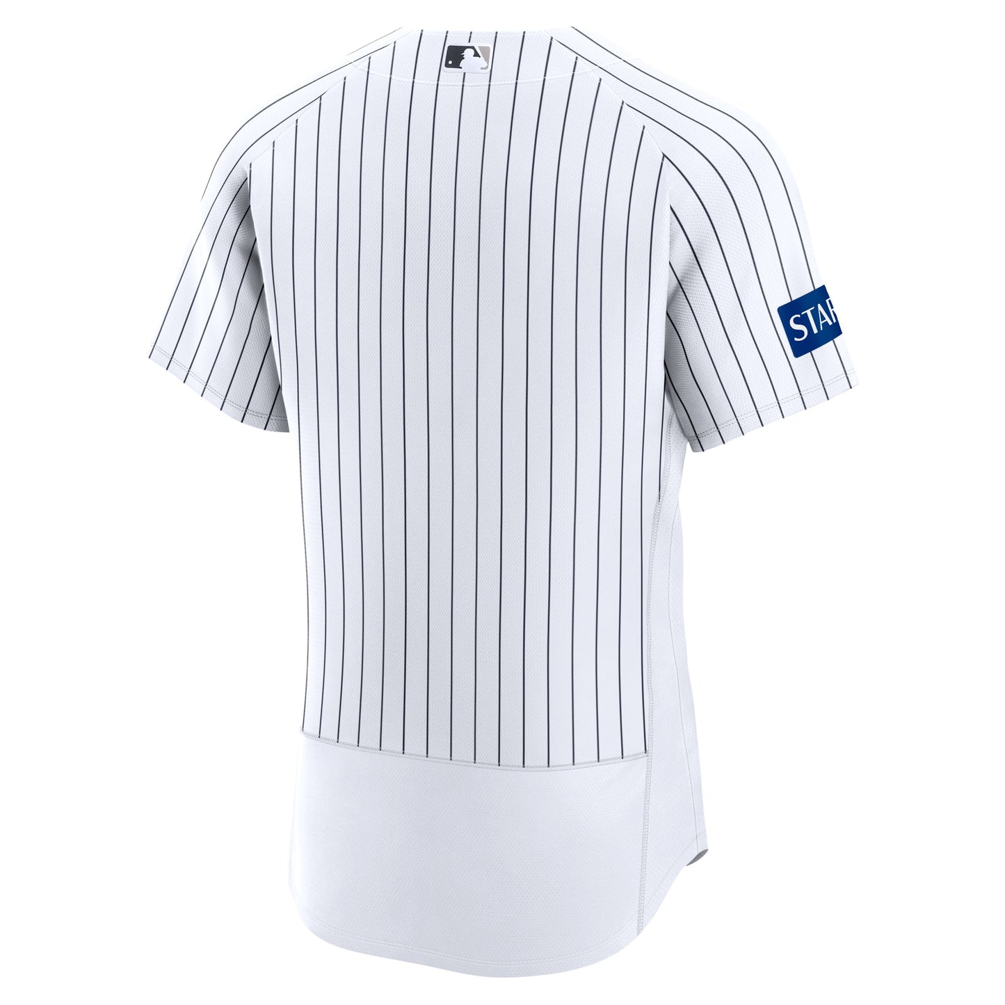 New York Yankees Nike Home Sponsor Patch Authentic Jersey - White