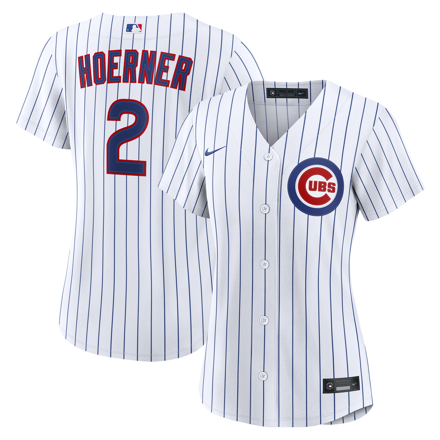 Nico Hoerner Chicago Cubs Nike Women's Home Replica Jersey - White