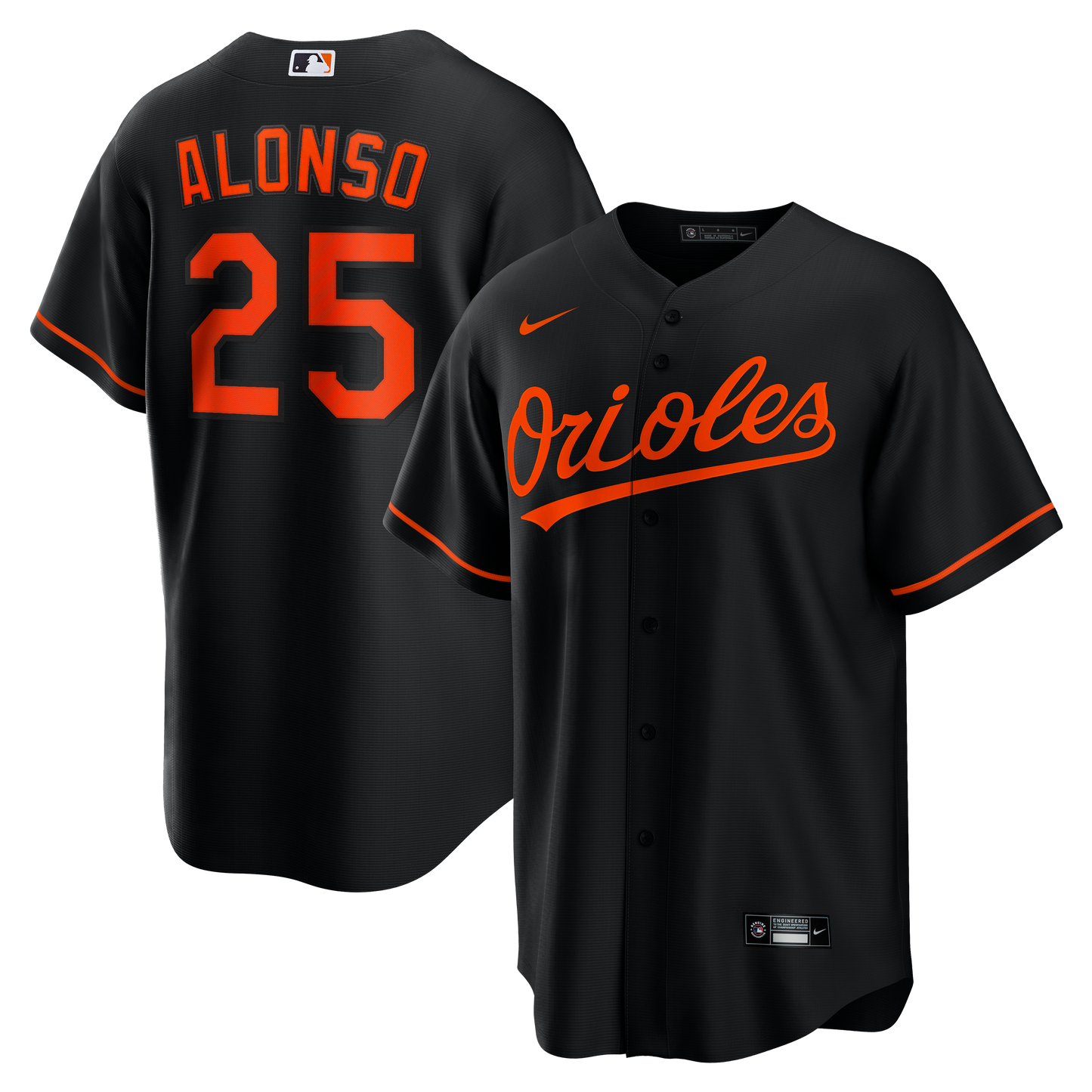 Pete Alonso Baltimore Orioles Nike Alternate Replica Jersey - Black
