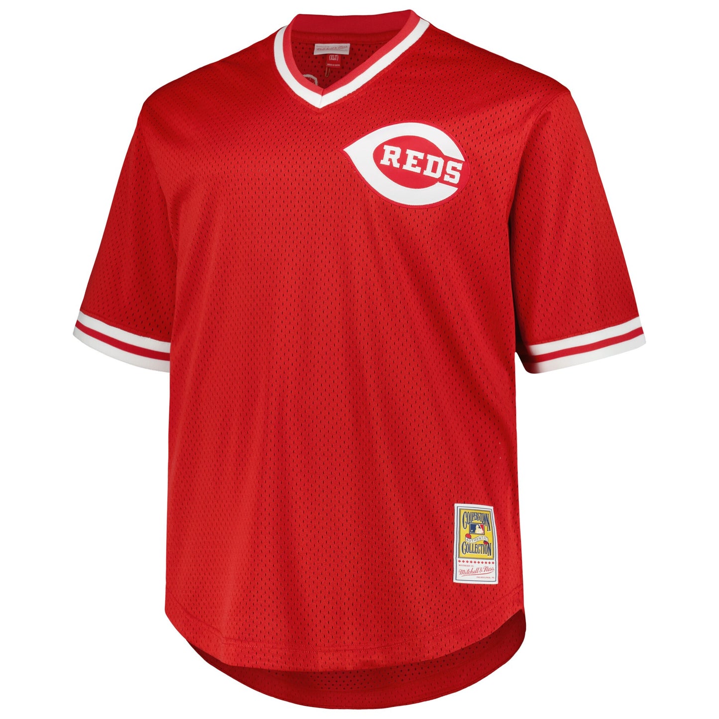 Pete Rose Cincinnati Reds Mitchell &amp;amp; Ness 1984 Cooperstown Collection Mesh Pullover Jersey - Red