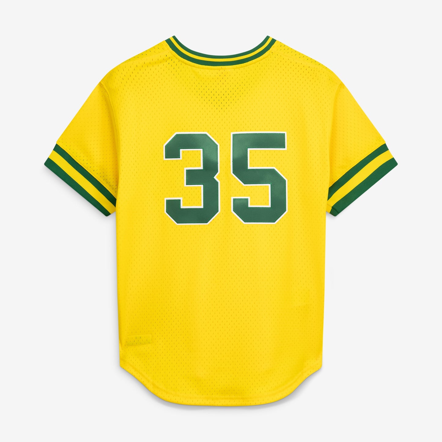 Rickey Henderson Athletics Mitchell &amp;amp; Ness Authentic Batting Practice Jersey - Yellow